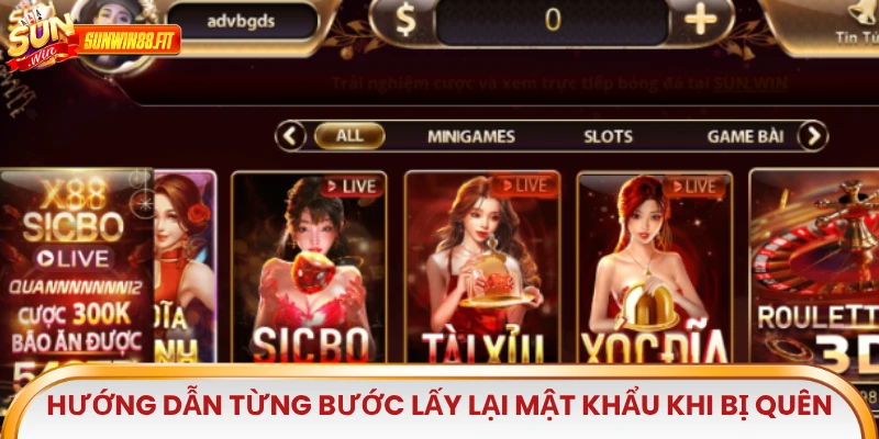 Hướng dẫn từng bước lấy lại mật khẩu đăng nhập khi bị quên